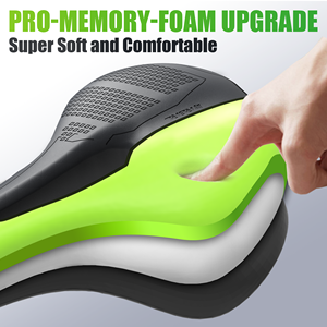 EasyDo hombres mujeres ergonómico ancho suave cómodo asiento de <span class=keywords><strong>bicicleta</strong></span> eléctrica transpirable amortiguador sillín de <span class=keywords><strong>bicicleta</strong></span> - Product Image 5