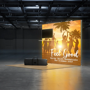 Tradeshow Exhibition Booth Display Tensión Tela Telón de fondo <span class=keywords><strong>SEG</strong></span> Pop up Led Caja de luz retroiluminada - Product Image 4