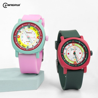 Nouvelle Arrivée 26602 OEM ODM Vente en Gros Montre à Quartz Légère de Luxe Étanche en TPU Personnalisée pour Étudiants Filles Garçons