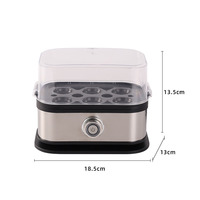 Alat masak telur Stainless Steel Mini, pemasak telur Mini portabel, mesin sarapan multifungsi