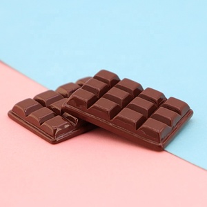 Miniatures de bonbons en résine imitation chocolat, cabochons à dos plat pour la décoration de gâteaux DIY, accessoires de photographie - Product Image 3