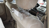 Support de tablette sécurisé pour appuie-tête de voiture avec verrouillage pour taxi/cabine/support de sécurité en métal
