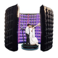Vente directe usine : Cabine photo gonflable en tissu Oxford avec souffleur électrique et impression numérique, idéale pour les événements et fêtes