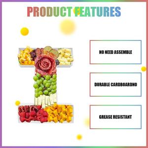 ZIJRXQ Caja Decorativa de Cartón de 12 Pulgadas, Rellenable, con Forma Especial para Alimentos y Charcutería (I) - Product Image 3