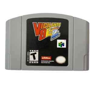 Vigilante 8-2nd Offense <span class=keywords><strong>N64</strong></span> Games Retro Cartucho de videojuego de 64 bits en inglés Versión de EE. UU. Material plástico NTSC para uso en automóvil - Product Image 1