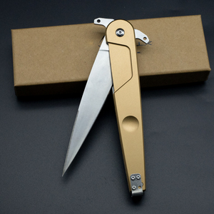 Coltello pieghevole da campeggio per esterni con manico in alluminio in acciaio inox 3 cr13 strumenti a mano per EDC personalizzabili OEM - Product Image 6