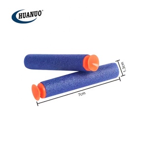 Giocattolo di plastica pistola a pallottola morbida trasparente Eva schiuma aria giocattolo pistola giocattoli elettronici con 2 pezzi proiettili morbidi - Product Image 2