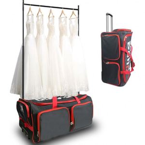 BSCI Wheeled Duffel <b>Bag</b> Luggage with <b>Garment</b> Rack <b>Bag</b>, Customizable Hotsale Factory Luxury Rolling <b>Travel</b> Dance <b>Bag</b> - Product Image 1