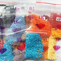 Custom Small Size 6 Stuks Mini Diamant Painting Kit Bloem Canvas Mozaïek Kunst Gedrukt Ontwerp Voor Kinderen