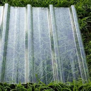 الصينية مواد بناء نفاذية عالية مقاومة الطقس البولي المموج شفافة الألياف الألياف الزجاجية بلاط الأسقف - Product Image 6