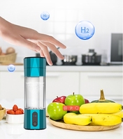 Portable nouveau design 2024 spe pem h2 tasse en verre inozier riche en hydrogène bouteille de générateur d'eau riche en hydrogène
