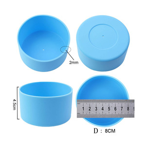 Coperchio inferiore della tazza protettiva in Silicone da 8cm coperchio della bottiglia inferiore in gomma per tazza d'acqua isolata antiscivolo per boccetta termica sottovuoto - Product Image 2