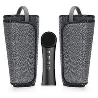 Masseur de jambes et mollets à compression d'air avec thérapie thermique, contrôle de la minuterie, modes réglables, intensité réglable, massage par airbag, chauffe-jambes