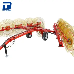 Lĩnh vực hay bánh xe raker ROTARY máy kéo Rake tập tin đính kèm bánh xe cào cho máy kéo