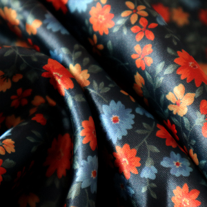 Tissu imprimé en <span class=keywords><strong>satin</strong></span> de rayonne charmeuse personnalisé 100 % <span class=keywords><strong>polyester</strong></span> pour doublure de robes - Product Image 6