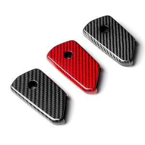 Étui pour <span class=keywords><strong>clé</strong></span> de voiture T-carbon pour <span class=keywords><strong>Volkswagen</strong></span> MK8 Golf 8 Tuang, coque de <span class=keywords><strong>clé</strong></span> en fibre de carbone, accessoire pour la <span class=keywords><strong>protection</strong></span> de la <span class=keywords><strong>clé</strong></span> de voiture - Product Image 2