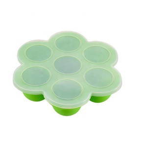 <span class=keywords><strong>Mini</strong></span> molde de silicona de calidad alimentaria para paletas, paquete de 7 cavidades, DIY, con palos y protectores de goteo para picaduras de huevos, molde de helado y bebé, 2 uds. - Product Image 3