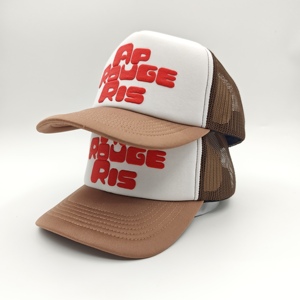 Sombreros de camionero de espuma <span class=keywords><strong>Otto</strong></span> de moda Unisex ajustables bordados de serigrafía personalizados de alta calidad con gorra de cuerda - Product Image 2