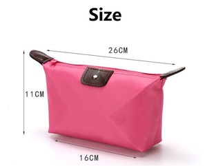 Bolsa de Almacenamiento de Cosméticos Plegable, Impermeable, de Viaje, con Logotipo Personalizado OEM, Color Caramelo, Promocional, para Mujer - Product Image 3
