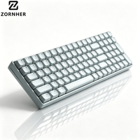 Teclado Mecánico Portátil Zornher ZH00 Light Meow, Estructura Gasket, Tri-modo, Ergonómico, Tamaño Completo