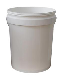 Seau en <span class=keywords><strong>plastique</strong></span> blanc recyclable de <span class=keywords><strong>20</strong></span> <span class=keywords><strong>litres</strong></span>, durable, de qualité alimentaire, sans BPA, avec couvercle, provenant de Chine, SDPAC. - Product Image 3