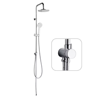 Excellent prix colonne de douche de luxe extérieure avec chauffage