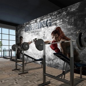 Murale da Parete Personalizzato per Boxe, Carta da Parati su Misura per Palestre, Club di Boxe e Studi Fitness - Product Image 2