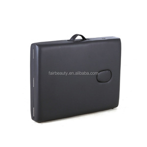 Salon de beauté <span class=keywords><strong>SPA</strong></span> <span class=keywords><strong>2</strong></span> sections en alliage d'aluminium Table de massage pliable Table réglable Table de massage portable Lit de massage facial - Product Image 6