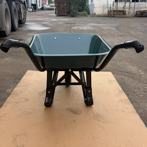 <span class=keywords><strong>Brouette</strong></span> métallique robuste à une roue avec roue pleine, capacité de 5 CBF de sable, certifiée CIQ, outil de construction - Product Image 6