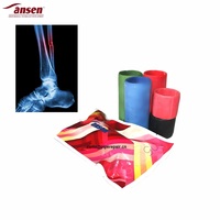 Bande de contention orthopédique légère et portable en polymère, multi-tailles, imperméable