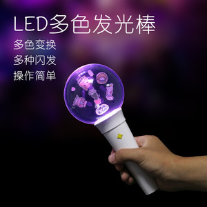 แท่งไฟเรืองแสง อุปกรณ์เชียร์คอนเสิร์ต คลับแฟนคลับ ใช้เสียงเป็นตัวกระตุ้น แสงไฟบนเวที - Product Image 4