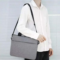 Sac à bandoulière pour ordinateur portable personnalisé avec logo, étanche en tissu Oxford, avec pochette portable unisexe pour ordinateur portable – Offre Spéciale