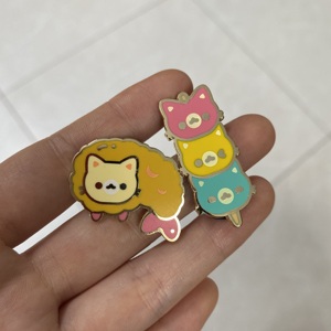 Broches personnalisées mignonnes en émail dur, <span class=keywords><strong>mini</strong></span>-broches de dessin animé, épingles de revers pour anime japonais - Product Image 6