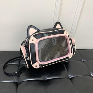 कस्टम डिजाइन प्यारा काले बिल्ली के बाल आकार के लिए एक बैग निर्माता स्पष्ट क्रॉसबॉडी पर्स बैकपैक के लिए - Product Image 5