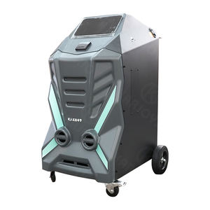 Máquina <span class=keywords><strong>de</strong></span> refrigerante completamente automática Dual <span class=keywords><strong>Gas</strong></span> R134a 1234yf A/C <span class=keywords><strong>Aire</strong></span> <span class=keywords><strong>acondicionado</strong></span> para el cuidado del automóvil - Product Image 3