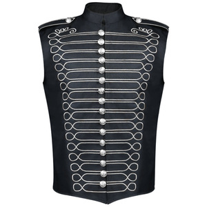 Veste médiévale pour <span class=keywords><strong>homme</strong></span>, style <span class=keywords><strong>steampunk</strong></span>, hussard, fanfare, batteur, défilé, costume de cosplay - Product Image 2