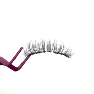 Faux <span class=keywords><strong>cils</strong></span> en vison synthétique en gros, marque privée, naturels, réutilisables, confortables, bande transparente 5D - Product Image 6