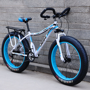<span class=keywords><strong>Bicicleta</strong></span> de Montaña de <span class=keywords><strong>26</strong></span> Pulgadas con Neumáticos Gruesos 4.0, Frenos de <span class=keywords><strong>Disco</strong></span> y Portaequipajes Trasero, <span class=keywords><strong>Bicicleta</strong></span> Todoterreno para Nieve, Montaña y Desplazamientos Diarios - Product Image 2