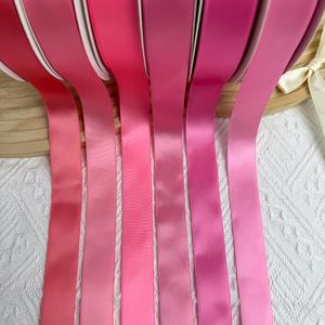 شريط ساتان فاخر لامع بعرض 1 بوصة، صديق للبيئة، لتغليف هدايا عيد الحب، 100 ياردة لكل لفة، بكرة شريط - Product Image 5