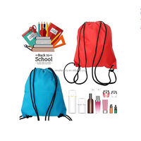 Sac à dos en Nylon et Polyester avec cordon de serrage, vente en gros, 30cm