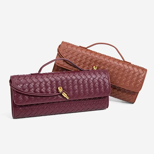 Bolso de mano para mujer IStapromo Gifts, elegante bolso de hombro tejido para fiesta, bolso de mano con correa cruzada - Product Image 3