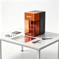 Machine de gravure laser fibre 20W M6 à double source lumineuse, marqueur métallique pour l'acier inoxydable, l'or, l'argent, le cuivre et la gravure de bijoux