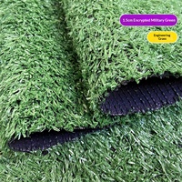 Gazon artificiel de simulation style pastoral Modèle HF-003 Décoration de maternelle Terrasse/Cour Plantes vertes en plastique pour extérieur
