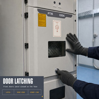 Armoire de distribution d'énergie haute tension Kyn28-A sur mesure avec lignes d'entrée/sortie de compensation pour connexion au réseau photovoltaïque