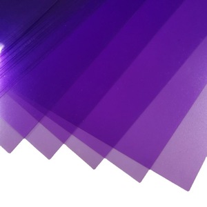 Lámina de PVC Morada Tamaño A4, Grosor de 1mm, Transparente, para Encuadernación y Cubiertas - Product Image 5