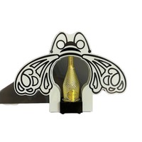Nouveau design, porte-bouteilles lumineux en forme d'abeille à LED, rechargeable, présentoir à vin rouge et champagne pour bar, KTV, boîte de nuit