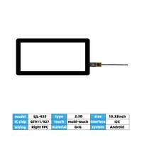 Écran tactile capacitif de 10,33 pouces adapté à la navigation automobile et au contrôle industriel
