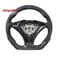 Volant en carbone véritable haut de gamme personnalisé pour BMW E60 E70 E71 E90 E46 Accessoire intérieur automobile