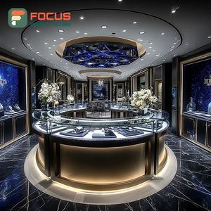 Fabricant de comptoirs de présentation de bijoux personnalisés haute visibilité, vitrine en verre avec cadre métallique pour boutique - Product Image 6