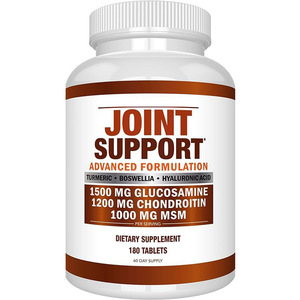 Glucosamine Chondroïtine Curcuma Msm <span class=keywords><strong>Boswellia</strong></span>-Supplément de soutien articulaire pour le soulagement des os, du dos, des genoux, des mains - Product Image 1